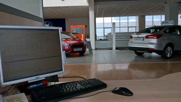 My workplace (salesperson in a car dealership) - car showroom, Manager, Workplace, Work