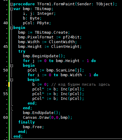 We make sticky on FPC + Lazarus. - My, Delphi, Sticky, Mathematics, GIF, Longpost