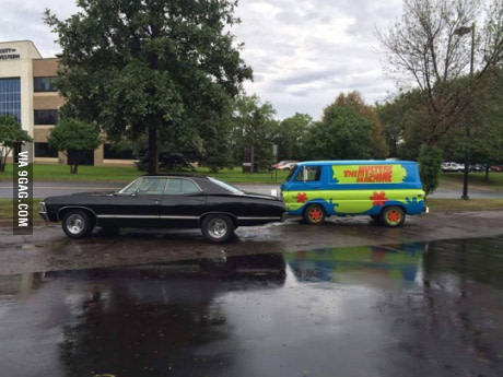 I would not dare to go into the house to which both of these commands were called .... - 9GAG, Scooby doo mistery, Supernatural, Scooby Doo