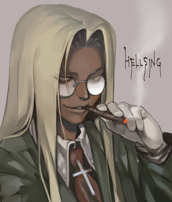 Integra Hellsing Anime Art, , Hellsing, Integra Hellsing