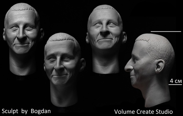 Sculpture of the head of Ivan Okhlobystin and polymer clay. HAND WORK! - My, Ivan Okhlobystin, Sculpture, Hobby, Handmade, Actors, Actors and actresses, Nightingale the robber, Interns