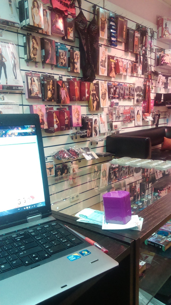 Since such a dance has begun, I will add a photo from the workplace)) - NSFW, My, , , Work, Workplace, Sex Shop