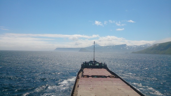 Workplace and some photos - My, Workplace, Sailors, Sea, Severo-Kurilsk, Vessel, Beautiful view