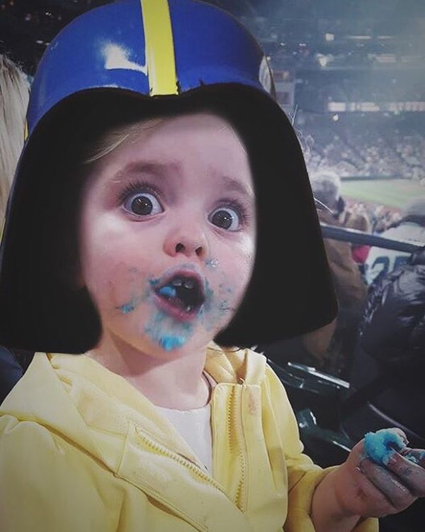 This cotton candy is just... AWESOME! - Baseball, Болельщики, Children, , Pleasure, Facial expressions, Grimace, GIF