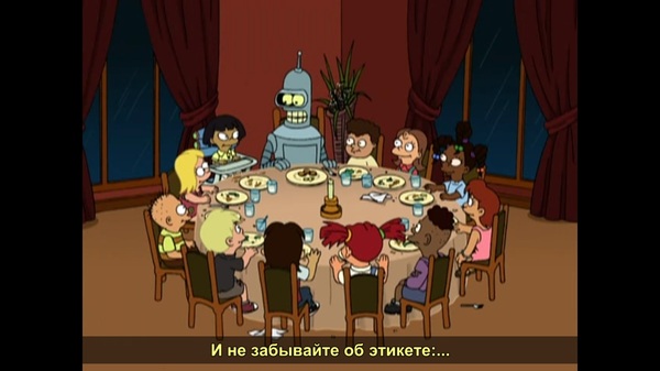 And don't forget about etiquette. - Futurama, , TV show, Storyboard, Longpost, Serials