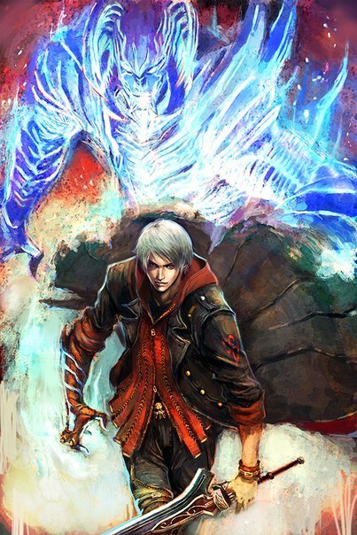 Немного артов по Devil May Cry 4 #2 - Неро, Арт, Devil May Cry