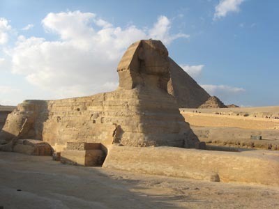 The Sphinx and the Great Pyramids as seen by the Foreman - Pyramid, Sphinx, Building, Interesting, Archeology, Egypt, Longpost