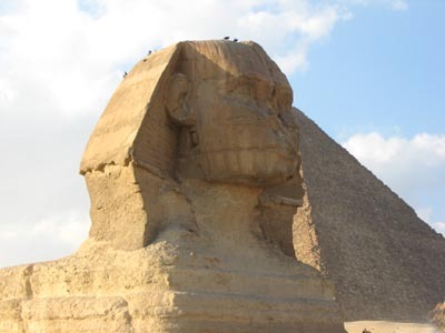 The Sphinx and the Great Pyramids as seen by the Foreman - Pyramid, Sphinx, Building, Interesting, Archeology, Egypt, Longpost