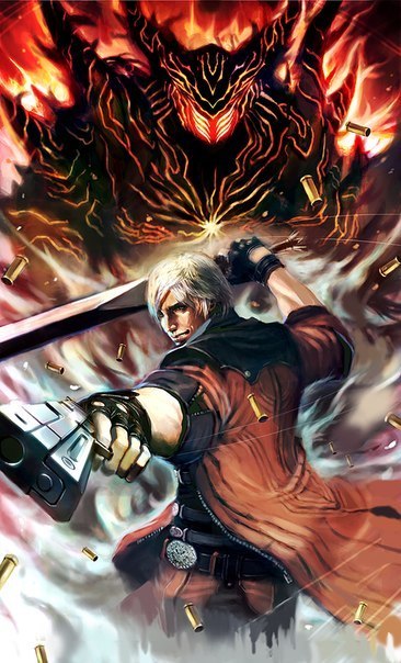 Some art on Devil May Cry 4 #3 - Dante, Devil may cry, Art