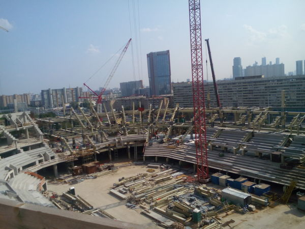 View from my workplace - , Dynamo, Stadium, Surveyor, Workplace, Work