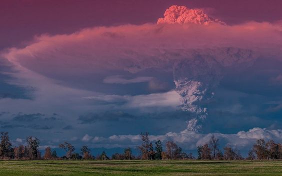 Impressive photos of the Cordn Caulle volcano eruption in Chile in 2014. - Nature, Eruption, Element, Longpost, Eruption