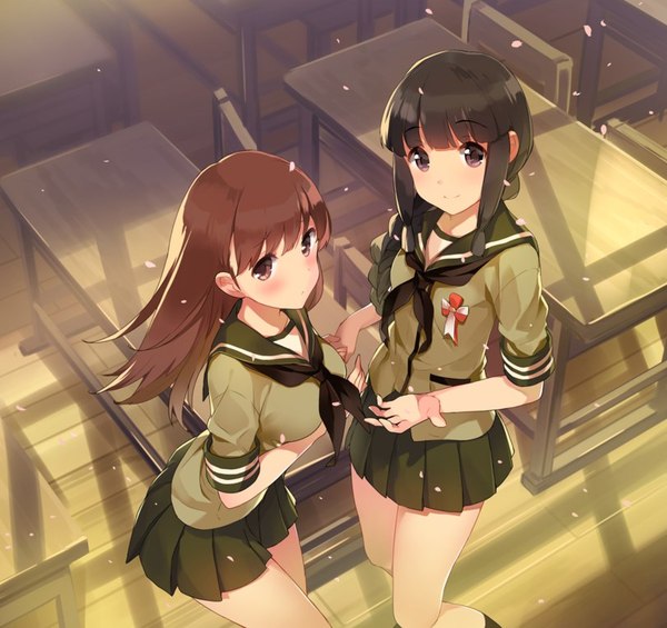 Kanmusu - Anime, Kantai collection, Ooi, Kitakami, Anime art