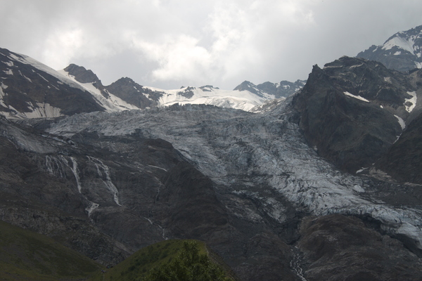 Glaciers of the Greater Caucasus - My, The mountains, Glacier, Vladikavkaz, Caucasus mountains, Travels, The photo