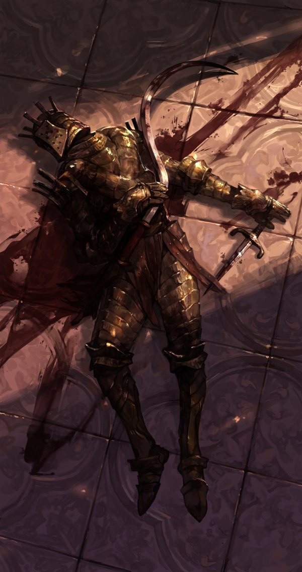 I was grateful to you, but if this is our destiny, then so be it! (c) Lautrec from Carim - Dark souls, , Knight Lautrec of Carim