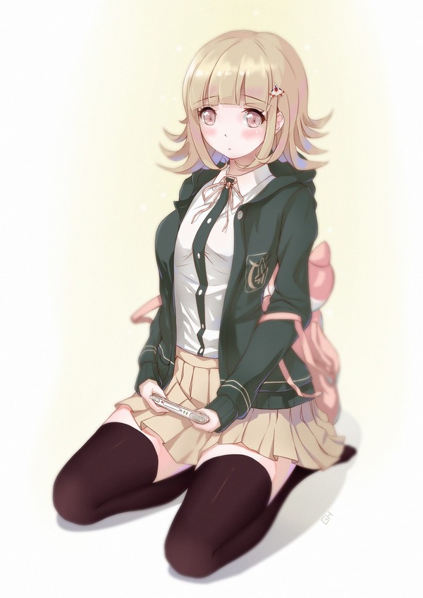 By  chen ghh - Anime Art, Аниме, Super danganronpa 2, Nanami chiaki, Danganronpa