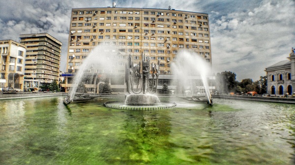 Romania,Drobeta-Turnu Severin - My, , Fountain
