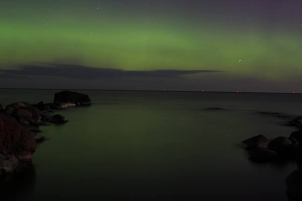 northern Lights - Polar Lights, Estonia, Saaremaa