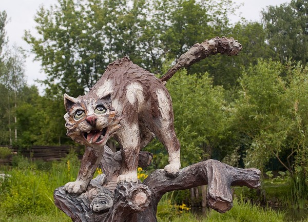 tree cat - Wood, Not mine, cat