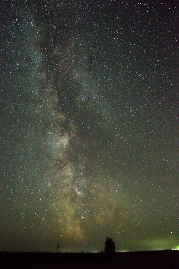 Astrophotography trial - My, Astrophoto, August, Milky Way, Universe, Stars, Space, Photo