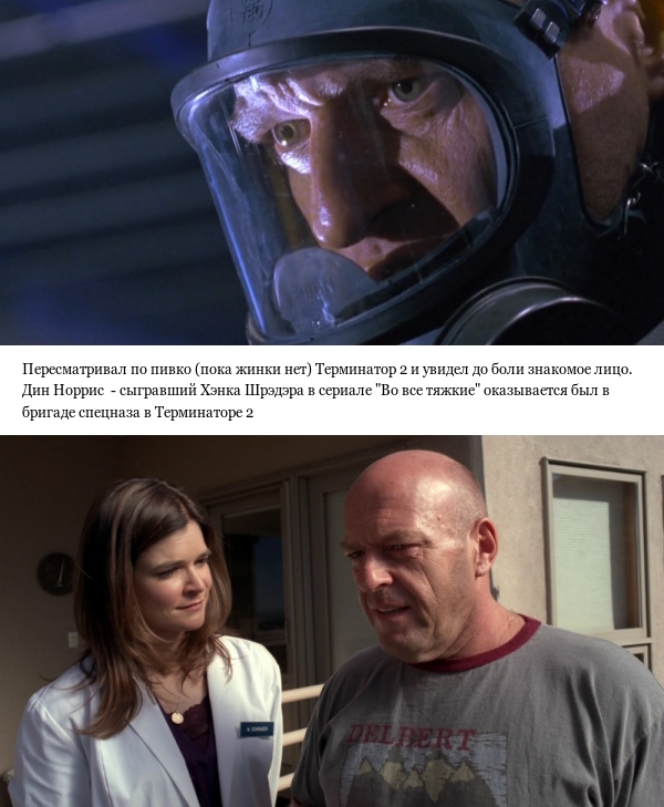 Not interesting but true - Breaking Bad, Terminator 2: Judgment Day, 