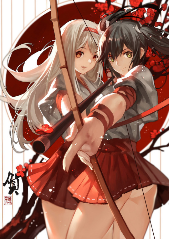 Shoukaku and Zuikaku Kantai Collection, Anime Art, Kanmusu, Shoukaku, Zuikaku