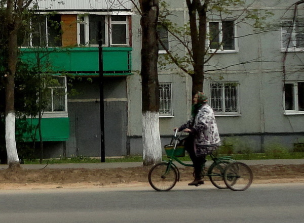 Reliable form of personal transport + physical exercises - Grandmother, My, Transport, Tricycle