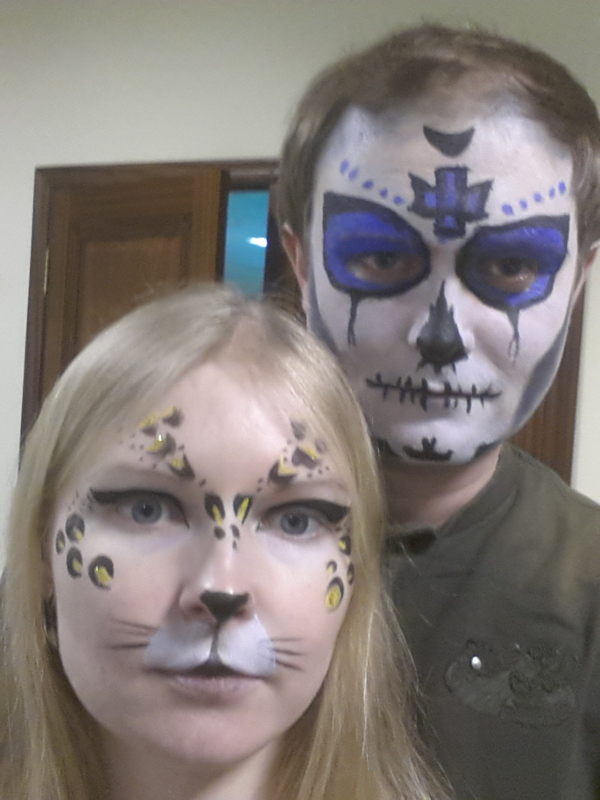 We love watercolor - My, Face painting, , Longpost