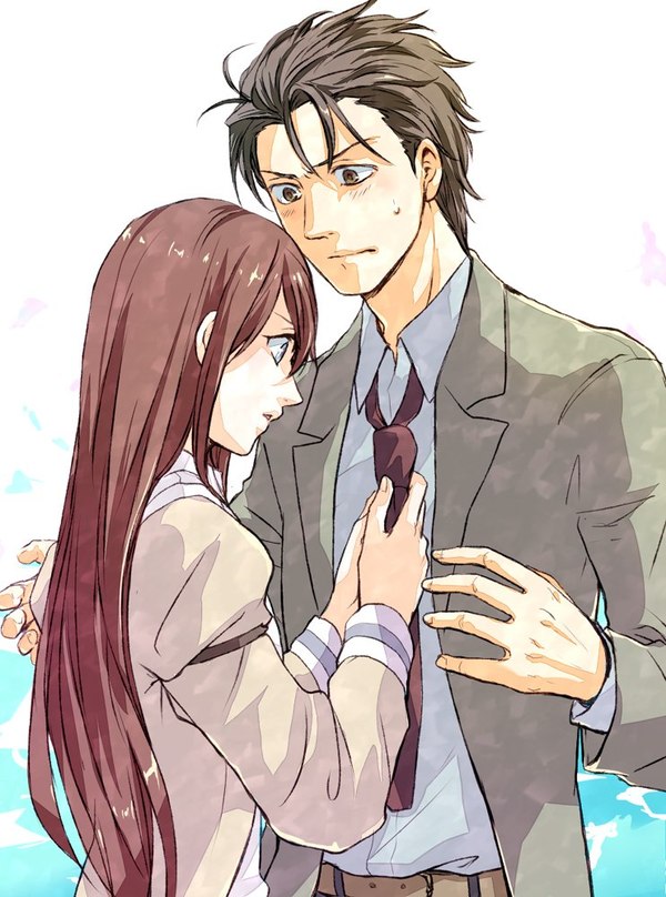 Steins;Gate Kurisu Makise, Okabe Rintaro, Steins Gate, Anime Art, 