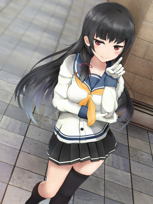 Isokaze - Anime, Anime art, Kantai collection, Isokaze