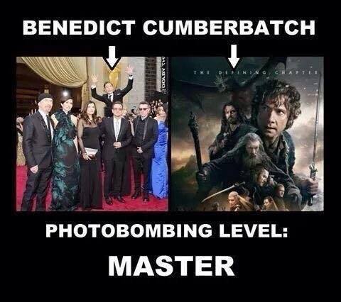 Cumberbatch always looks good in the photo. Sorry for the jackals. - Benedict Cumberbatch, Photo, The hobbit, U2, Jackals