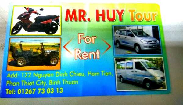 Don't want to go on a trip? - My, Vietnam, Business card, Rent