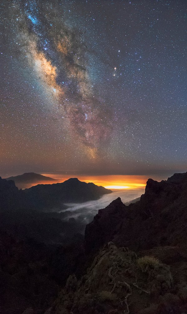 The Milky Way taken from the top of the Roque de los Muchachos on the island of La Palma. - Nature, Milky Way, beauty, The photo