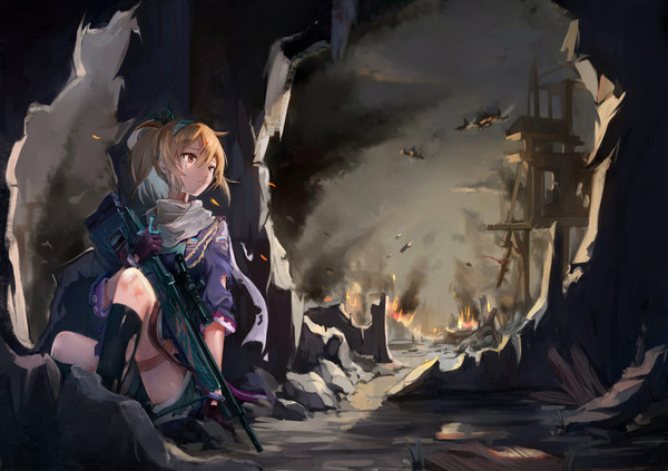 Girls Frontline - Anime Art, Аниме, Girls Frontline