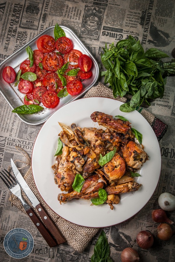 Chicken Cacciatore. Northern- Style.   .    , , , ,    , , 