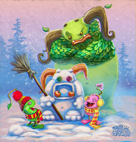 Фан-арты к игре My Singing Monsters (прошлогодние) - Моё, Фан-Арт, Арт, Неёж, My Singing Monsters, Компьютерная графика