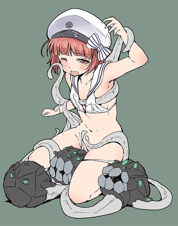 Enemy naval mine - NSFW, Enemy naval mine, Z3 max schultz, Kantai Collection, Аниме