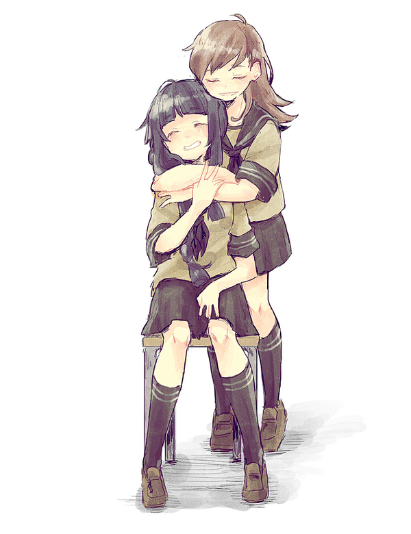 Ooi and Kitakami - Kantai collection, Anime art, Kanmusu, Ooi, Kitakami