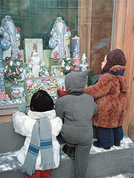 New Year's window display, 1955 - , Showcase, New Year, 1955, the USSR, Nostalgia, Internet