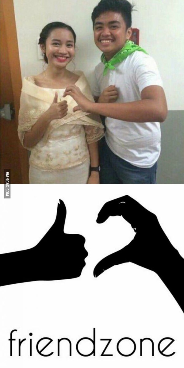 The official logo of the friendzone - Not mine, 9GAG, Friendzone, 