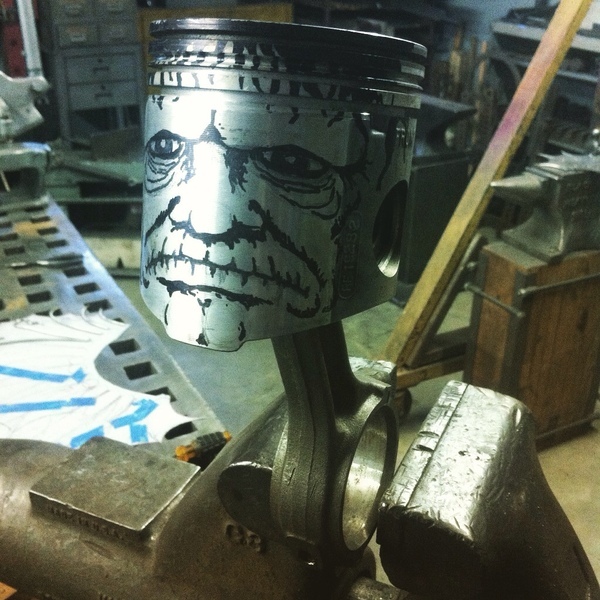 Piston sculpture - Piston, Welding, With your own hands, Longpost