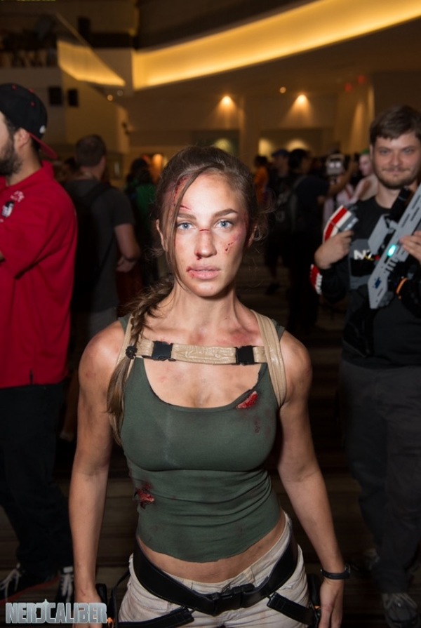 Cool cosplay on Lara Croft from DragonCon - Cosplay, Lara Croft, , Tomb raider, Hothothot, Longpost