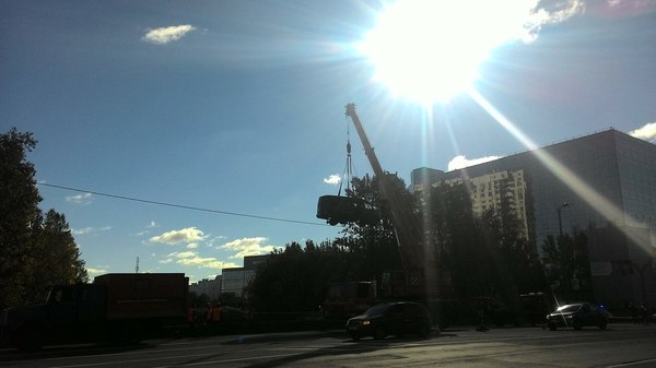 I'm going to work... - My, Ladoga, Bridge, Van, Saint Petersburg, Longpost