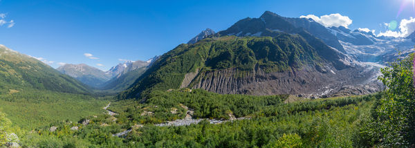 Dombay. - My, beauty, , Панорама, The mountains