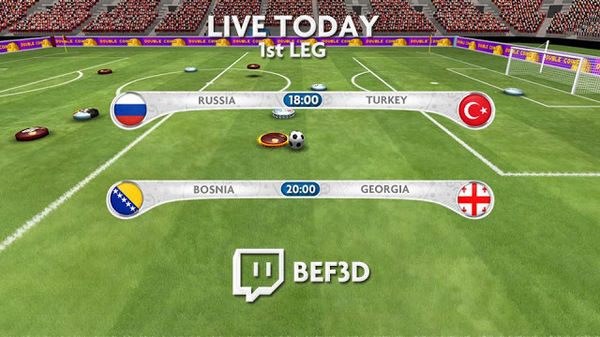 Today's BEF EURO 16 matches - Ball3d, Games, Football, Russia