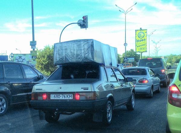 Все под контролем... - Вечер, Дорога, Моё, Мудак, Багажник