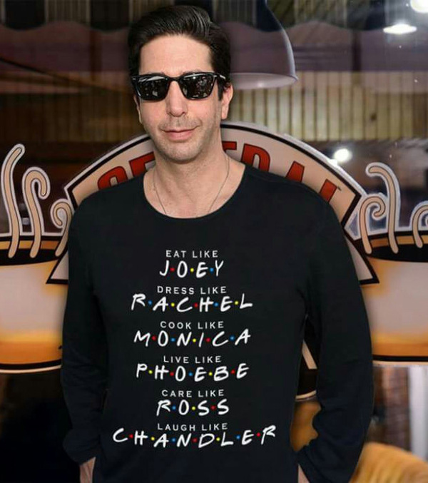 The T-shirt speaks - 9GAG, Friends, , David Schwimmer, T-shirt, TV series Friends