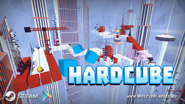 Discovered HardCube - hardcore indie platformer about Dummy (freebie for Android and Steam chip price) - Video, Инди, Drawing, Steam, My, Android, Games