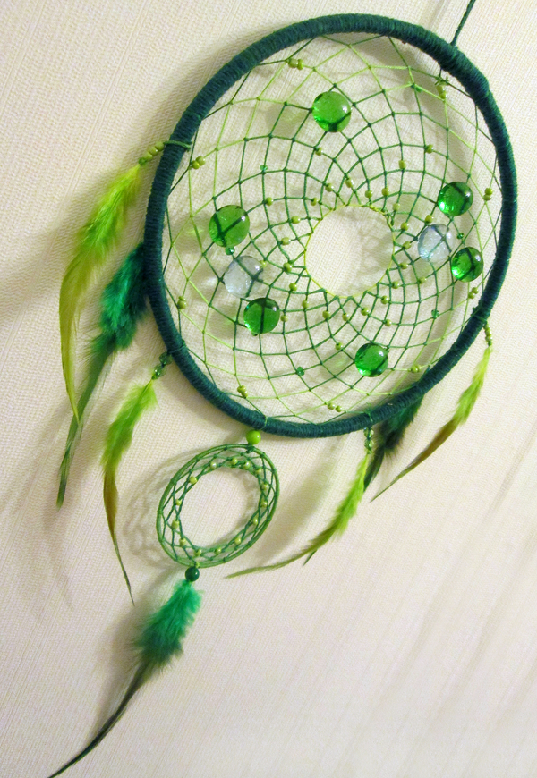 Grass Catcher - My, Creation, Permian, Dreamcatcher, , With your own hands, Handmade, Longpost