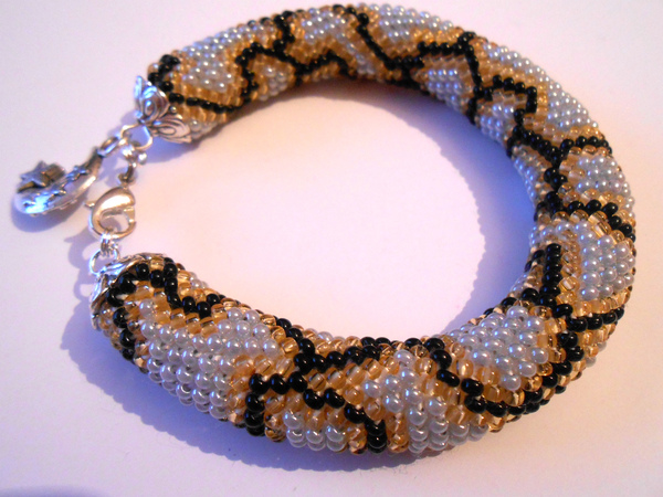 My pet... - My, A bracelet, Python, , Decoration, 