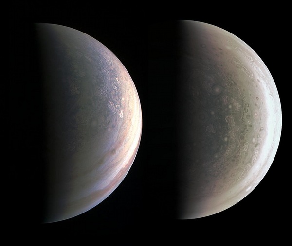 North and South Pole of Jupiter - Jupiter, Planet, Space